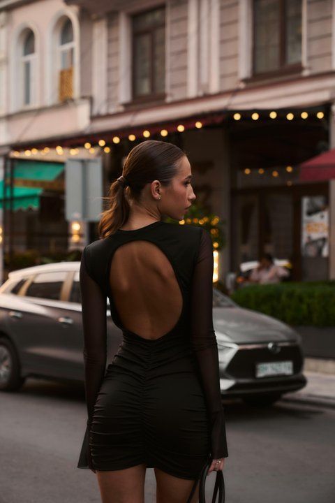 СУКНЯ CRISTINA чорна 0006 фото