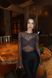 БОДІ З МЕРЕЖИВА MICHELLE шоколад 0017 фото 2